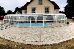 57 - Tour de piscine PAVEFAST beige/rosé
